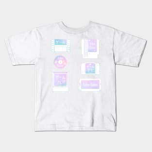 Retro Gaming (pastel) Kids T-Shirt